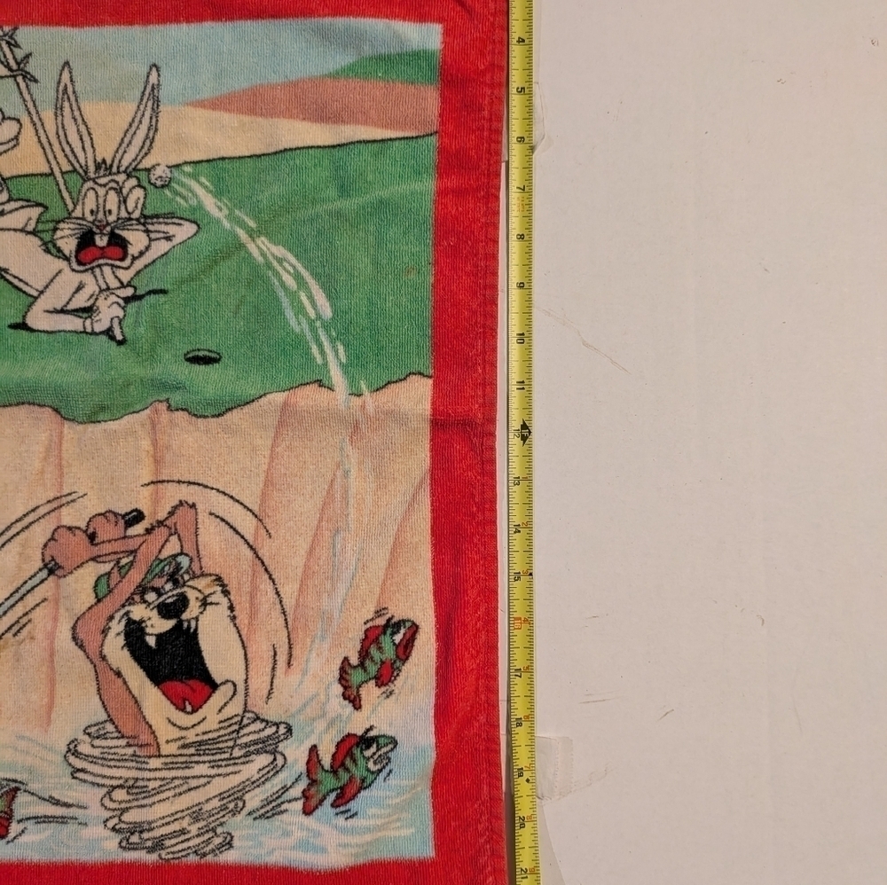 Golf towel bugs bunny, Taz tasmanian devil, Looney toons - Picture 3 of 3